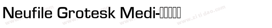 Neufile Grotesk Medi字体转换